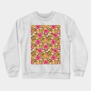 Flowers tropical animalier Crewneck Sweatshirt